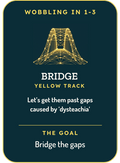 Bridge Grade 1 to 3 Reading Fluency Program. Text reads: Wobbling in 1-3. Bridge the gaps caused by dysteachia.