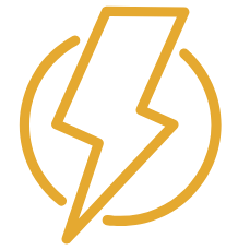 Lightning bolt icon representing engineered reading confidence.